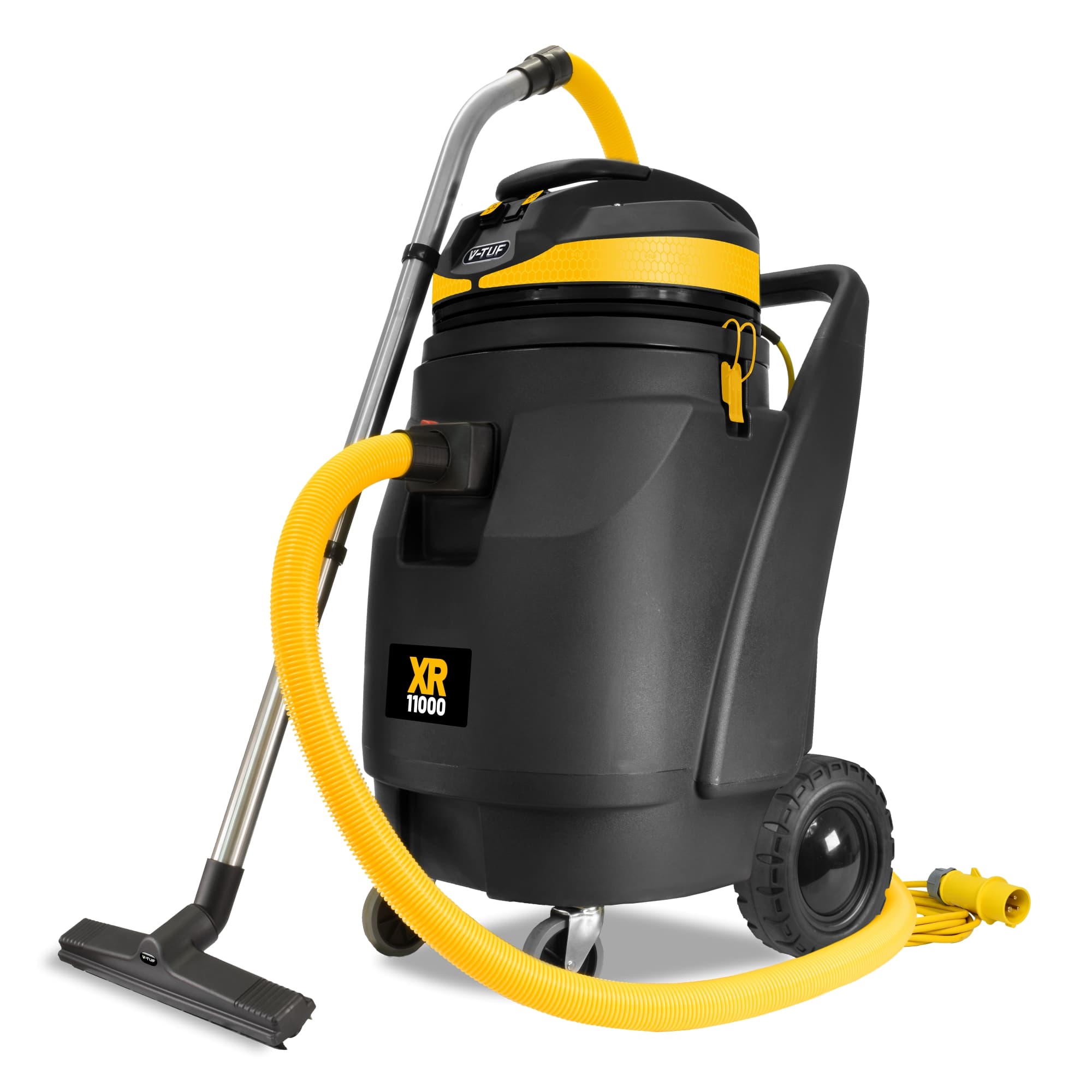 V-Tuf XR11000 240V 3300W High Performance Wet & Dry Industrial Vacuum Cleaner, 110L