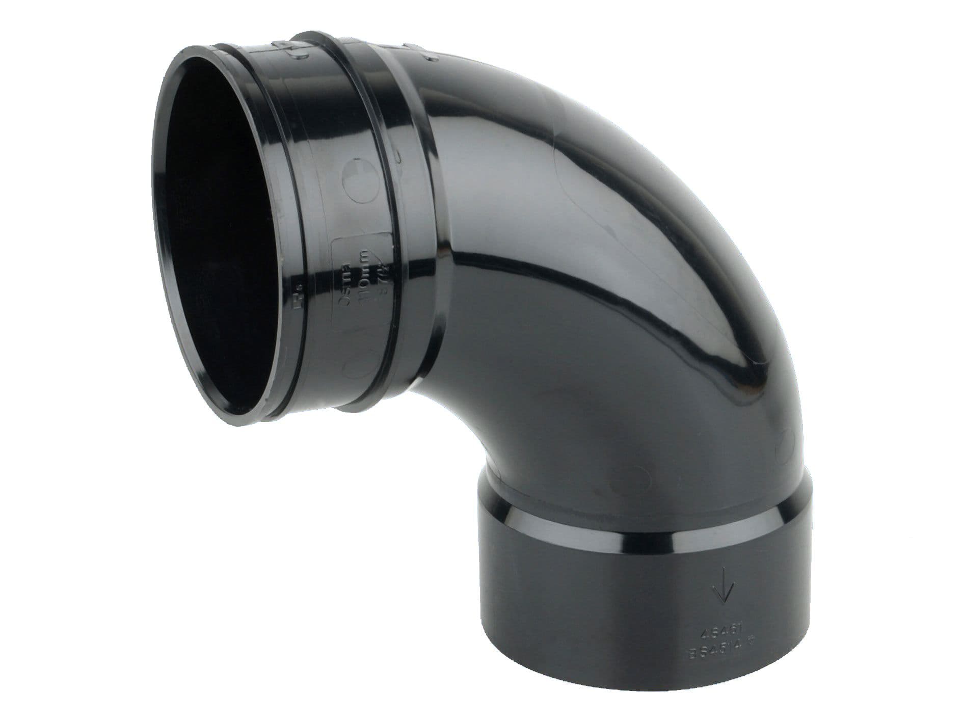 Wavin OsmaSoil D/SW bend 90 degree 110mm black
