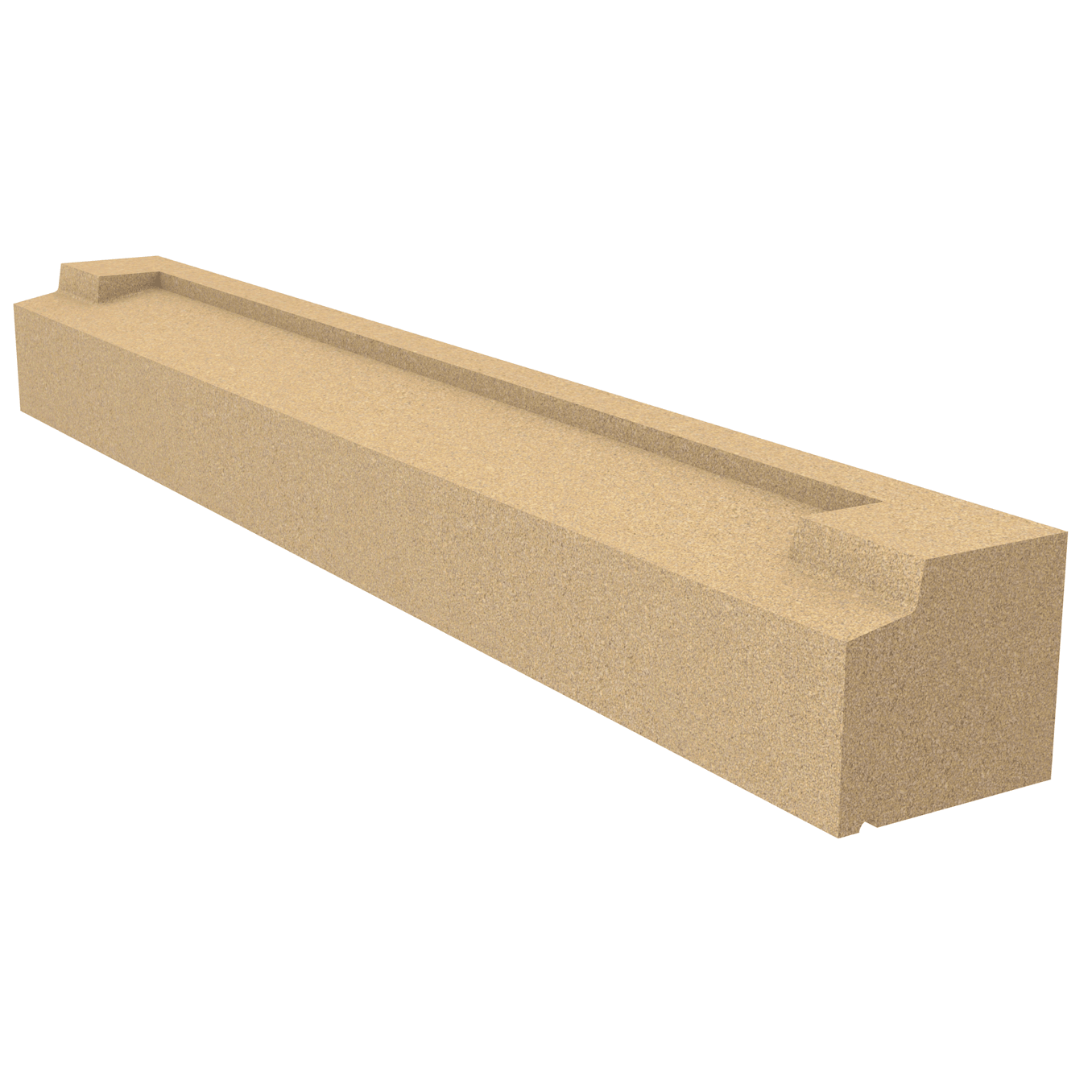 Cill Stooled T1-40 Bath 1255 x 150 x 140