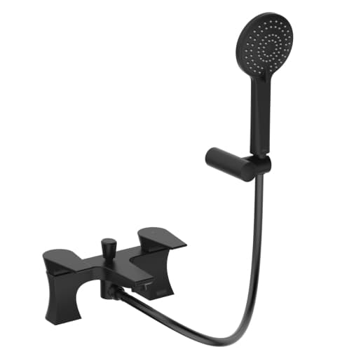 Bristan Hourglass Bath Shower Mixer Tap - Black