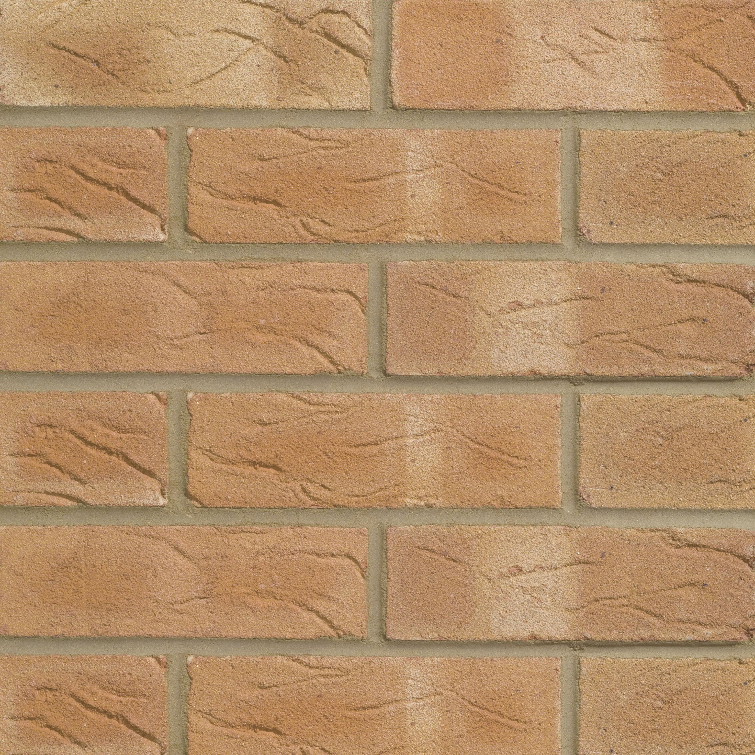 London Brick Company Brown Clay Honey Buff Facing Brick - Pack of 390, Size: 215x102.50x65mm