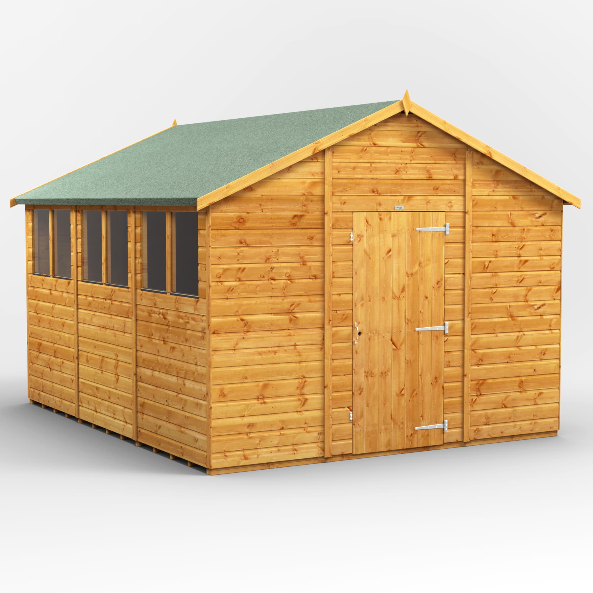 Powersheds 12 x 10 Power Apex Shed