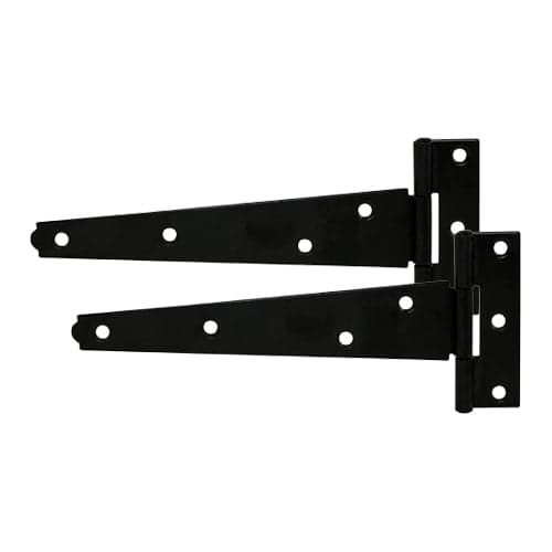 Light T Hinges – Epoxy Black – Pair