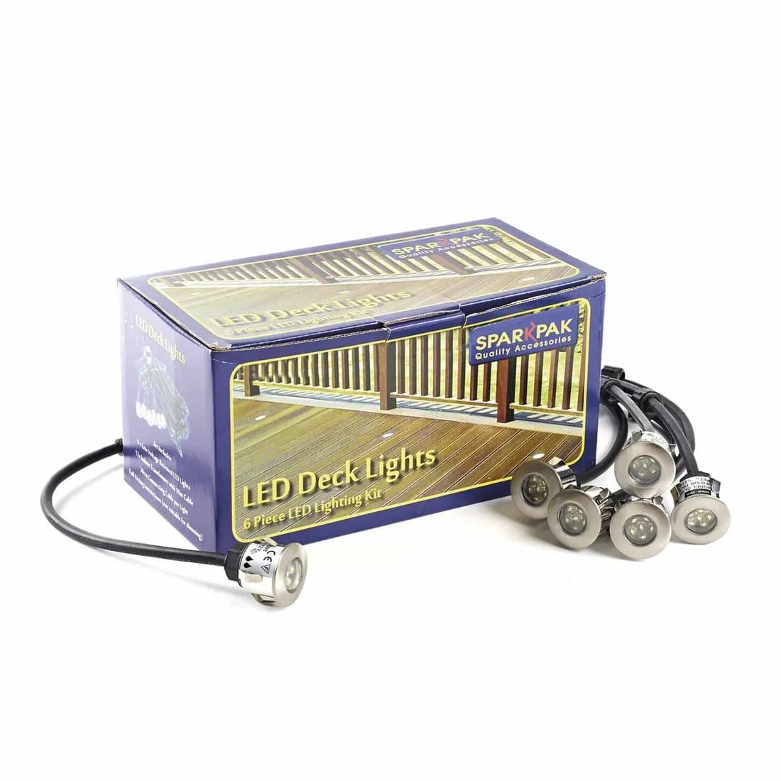 S/Pak Deck Light Kit Blue Led