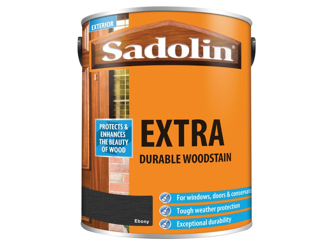 Sadolin Extra Durable Woodstain Ebony 5 litre 5012999