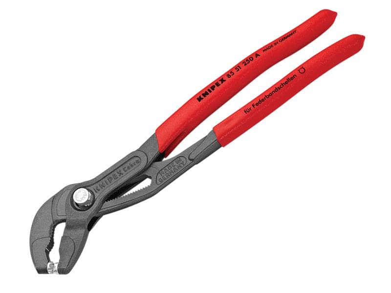 Knipex 85 51 250 A SB Spring Hose Clamp Pliers With Quick-Set Adjustment 250Mm