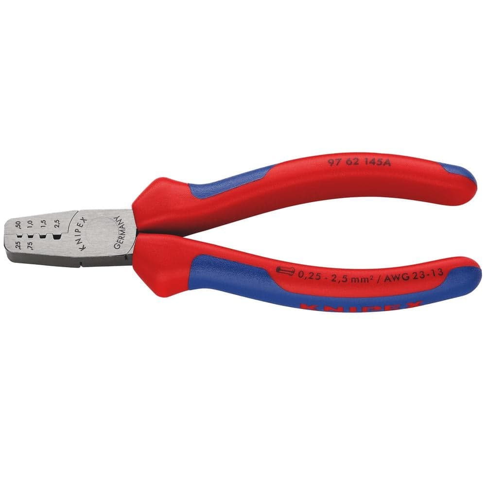 Knipex 97 62 145 A Crimping Pliers For Wire Ferrules 145Mm each 1 20001