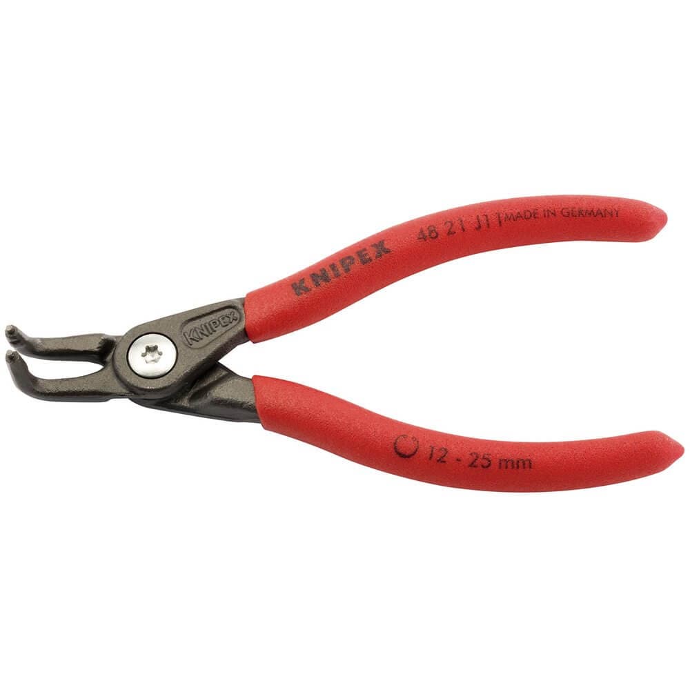 Knipex 75083 48 21 J11 90° Internal Straight Tip Circlip Pliers 12 - 25Mm Capacity 130Mm each