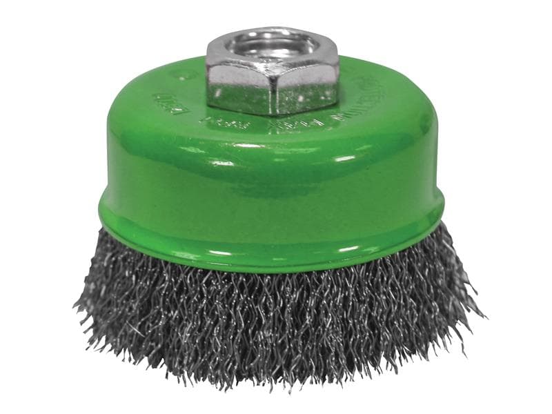 Faithfull 0108014430 Wire Cup Brush 80Mm M14X2 0.30Mm Stainless Steel Wire