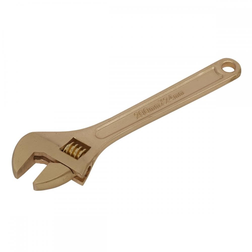 Sealey NS066 Adjustable Wrench 200Mm - Non-Sparking