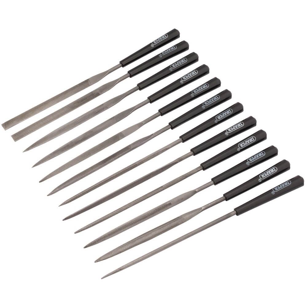 Draper 82640 Needle File Set 140Mm (12 Piece) per set