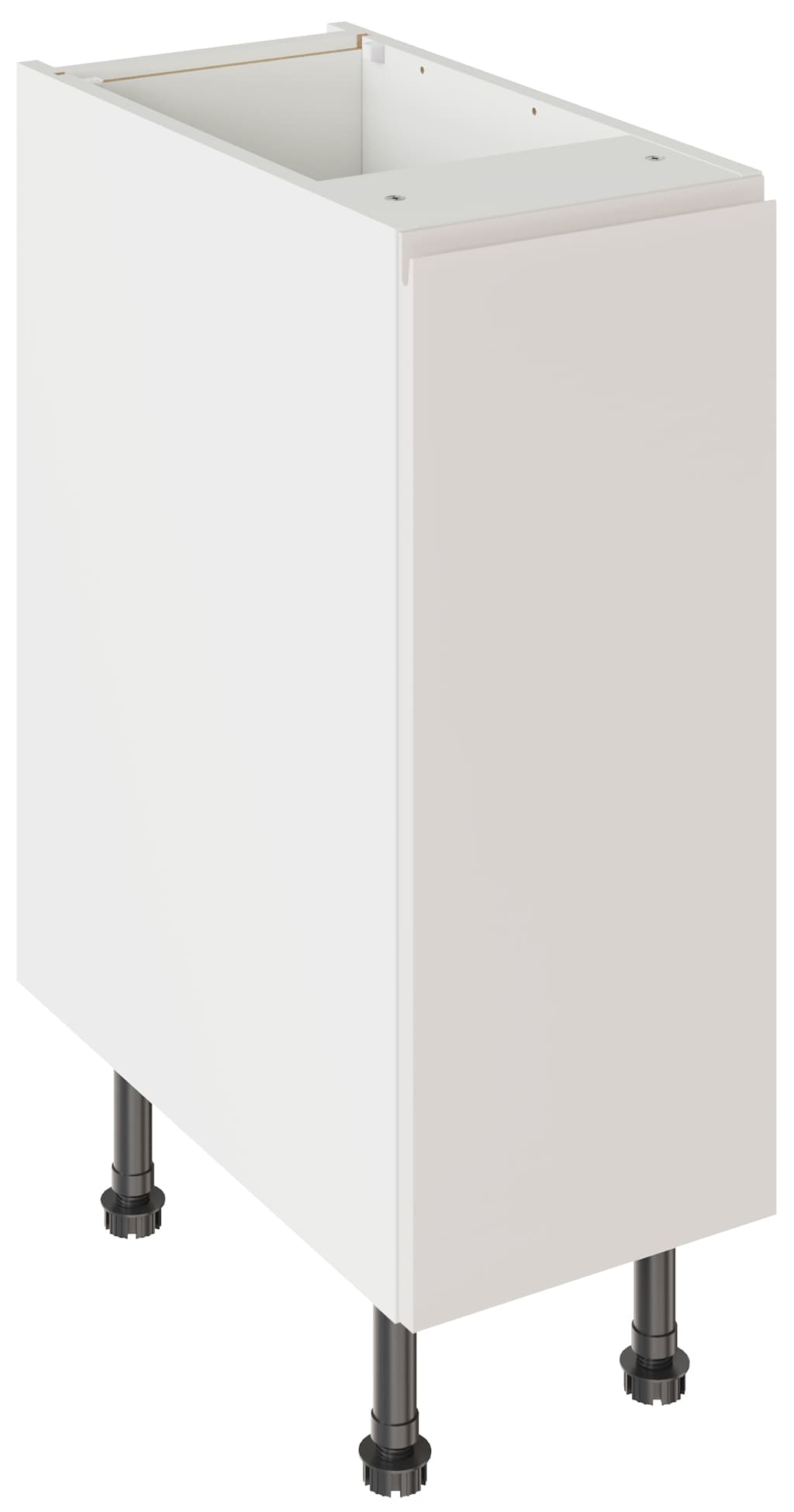 Flatpack Base Unit J-pull Ultra Matt Light Grey 300mm - FKKJ0701