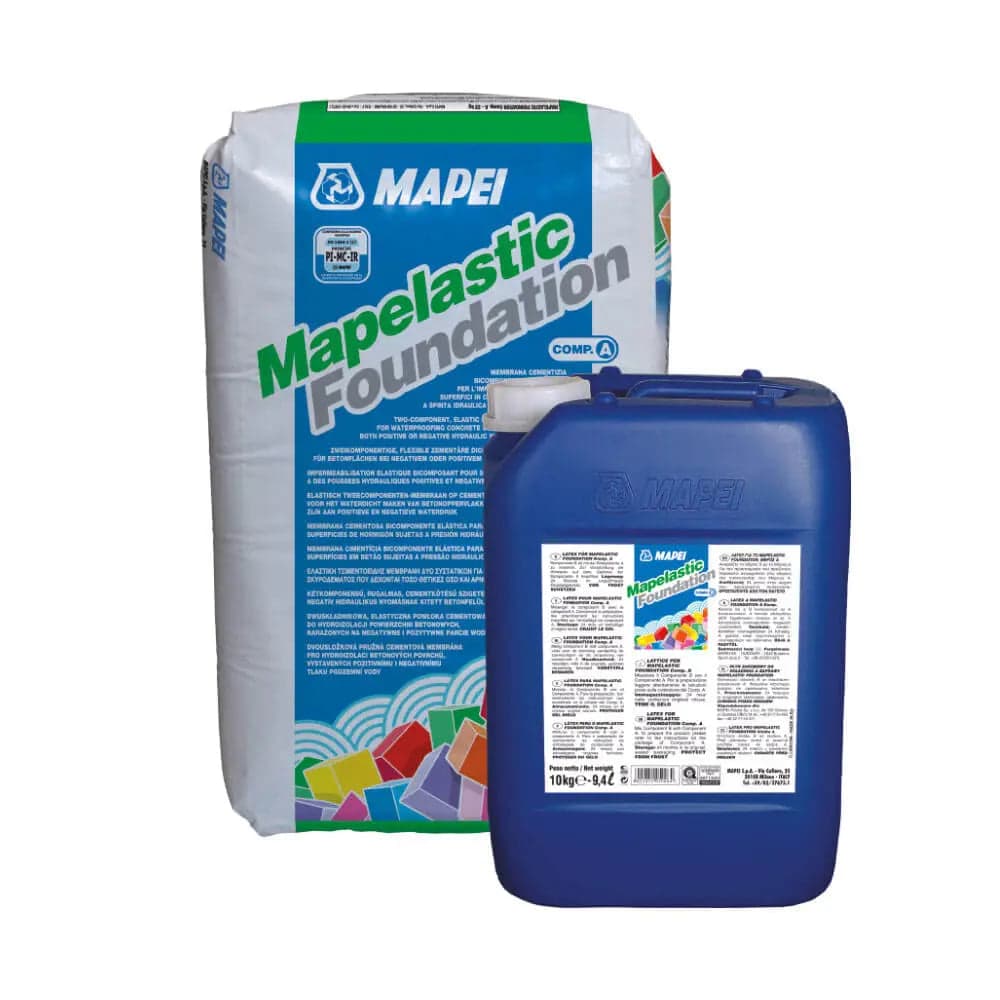 Mapei Mapelastic Foundation - Waterproof Coating for Foundations and Retaining Walls