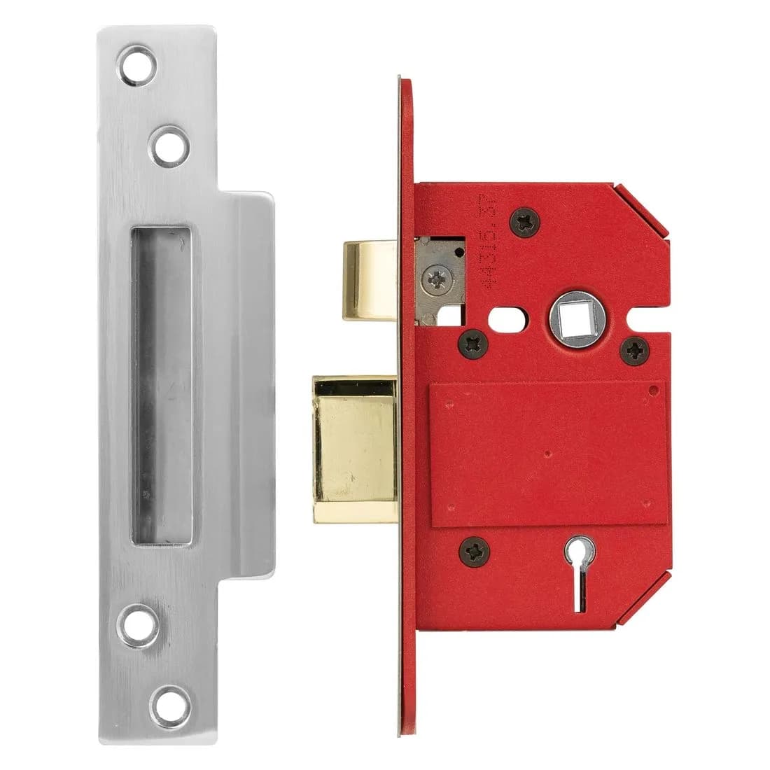 S.Bolt Bs5 Lvr S.Lock Pb 2.5Inch Case Visi