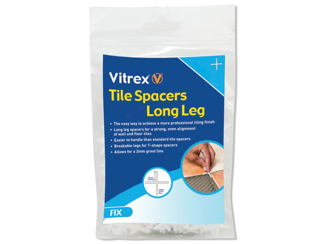 Vitrex Long Leg Spacer 3mm (Pack 1500) LLS31500