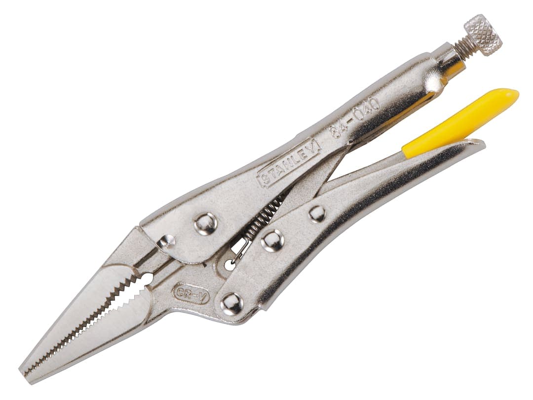 STANLEY® Hand Tools Long Nose Locking Pliers 170mm 0-84-812