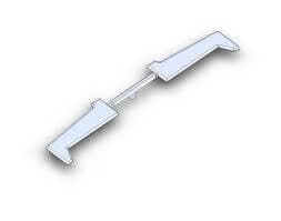 External Window Cill End Caps Standard - 180mm White - Pair