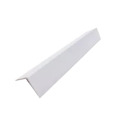 PBSL Group Internal Wall Panel Rigid Angle Trim - 2600mm White - For 8mm Bathroom/ Kitchen/ Ceiling Panels