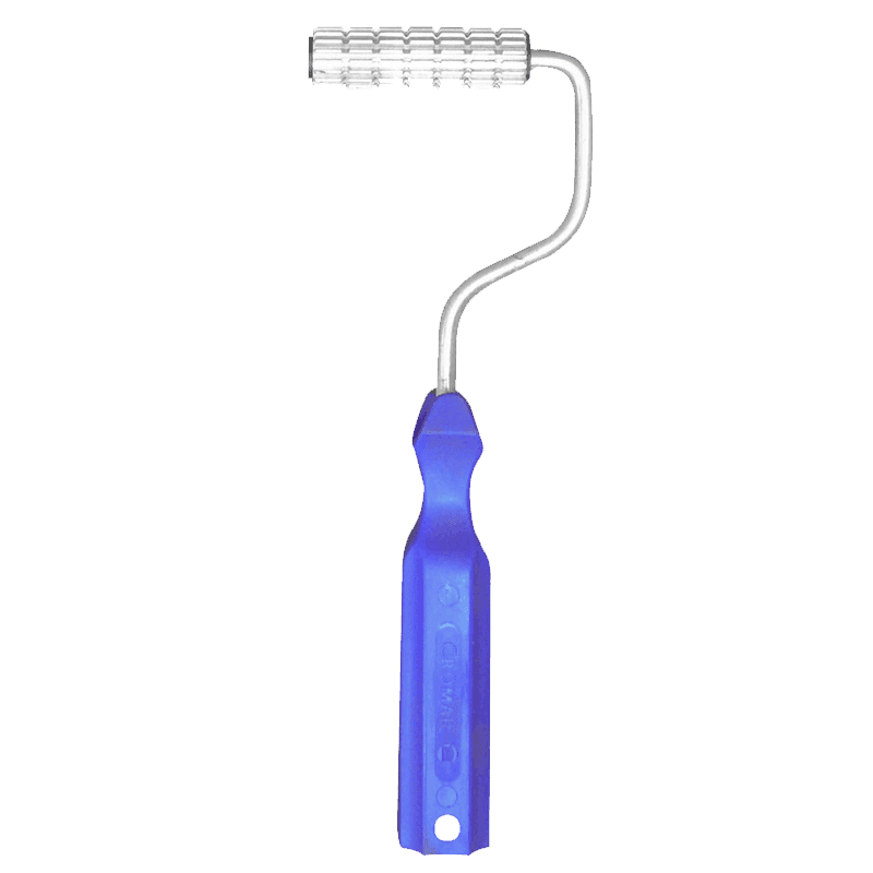 Cromar Ribbed Metal Roller/ Bubble Buster - 70mm x 21mm
