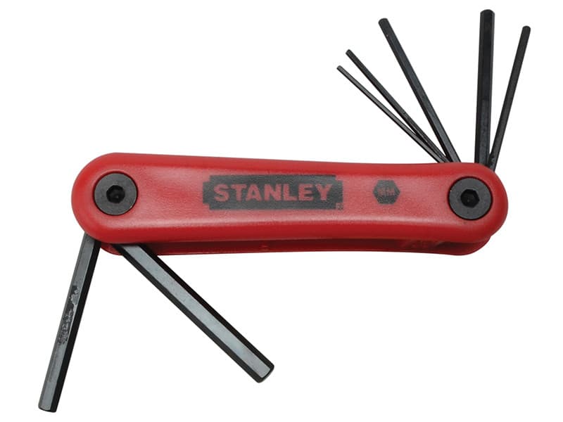 Stanley® 4-69-261 Metric Folding Hexagon Key Set 7 Piece