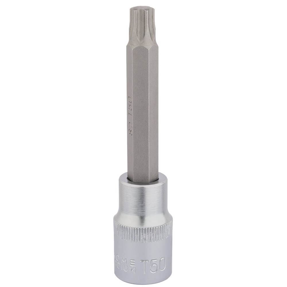 Draper Expert 16318 Draper Tx-Star® Socket Bit 1/2in Sq. Dr. T50 X 100Mm each