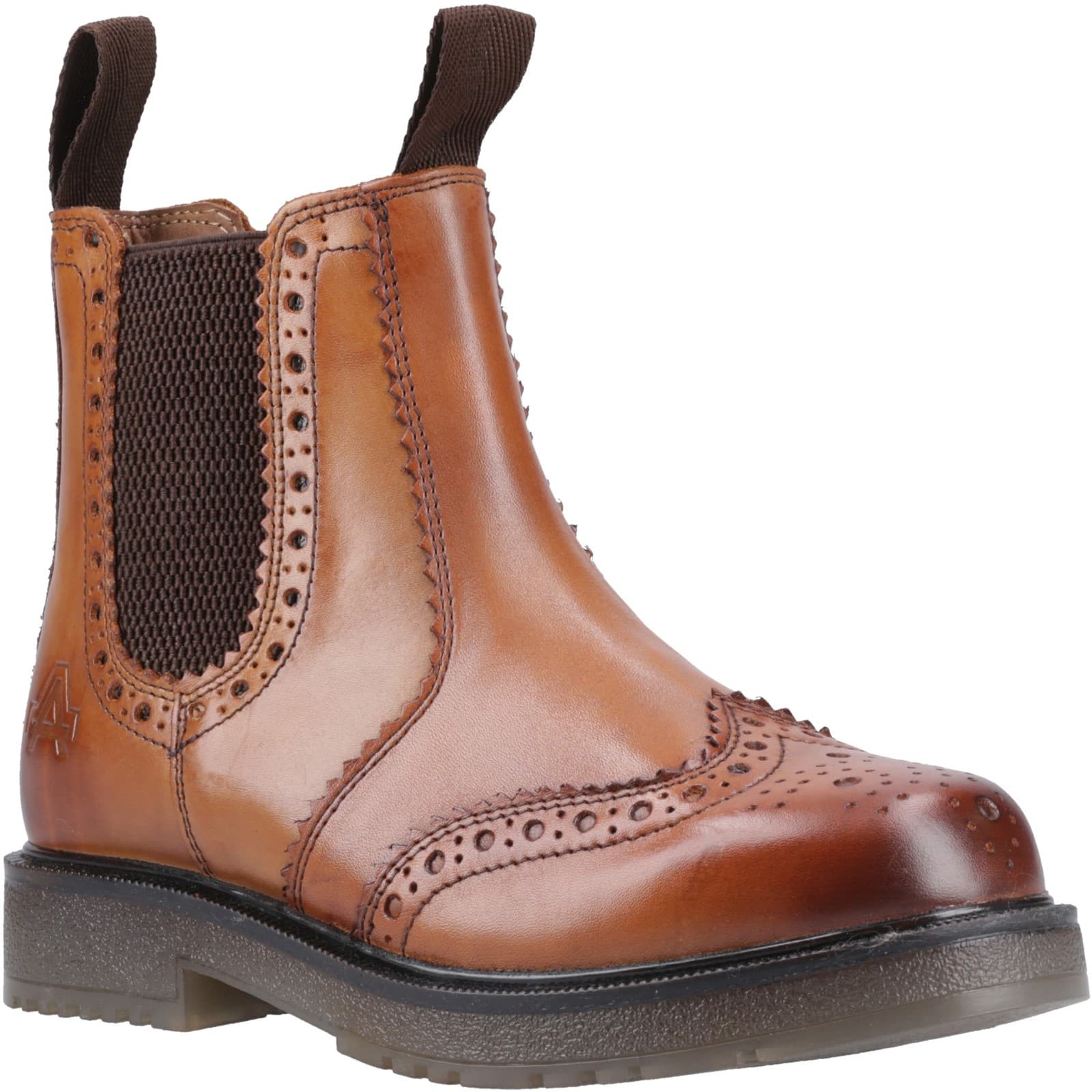 Amblers Dalby Pull On Brogue Boot Size 5 24280-40039-05