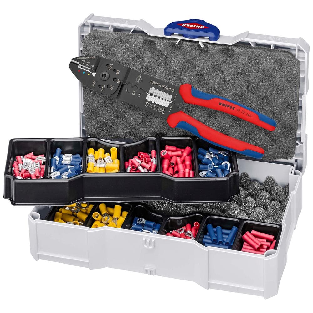 Knipex 97 90 26 Crimp Assortment For Cable Connectors 1 X 97 22 241 13 Parts 265Mm Pk 1 26151