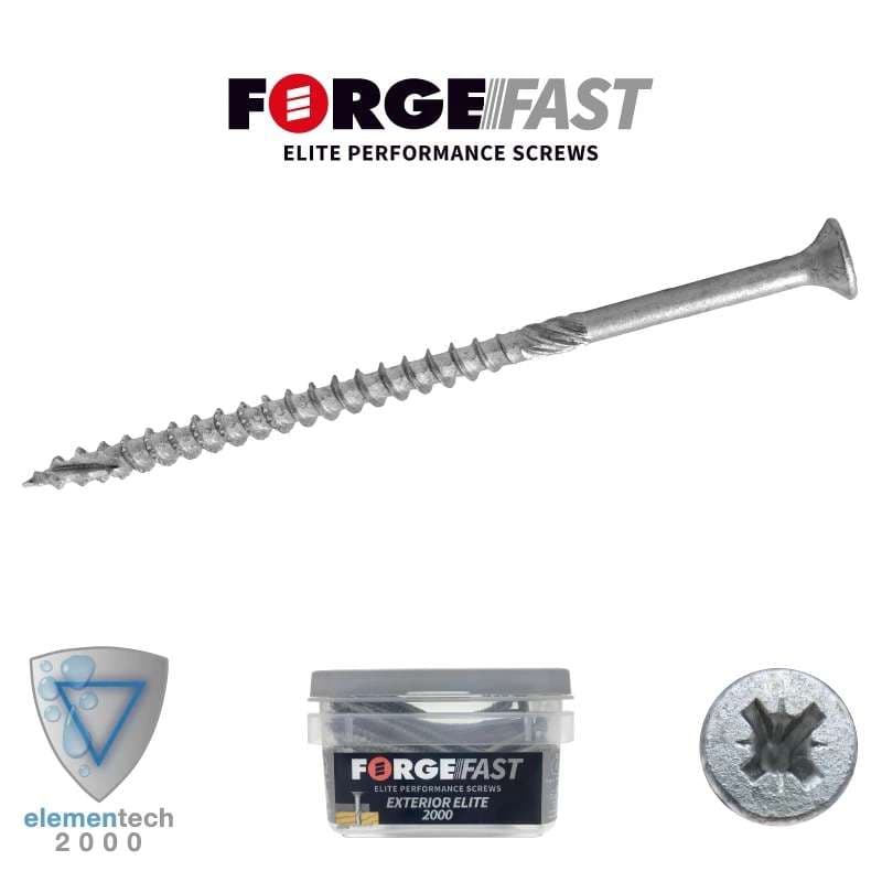 Forgefast FFE550ST Elite Exterior Screws 5.0 X 50Mm (Tub Of 180)
