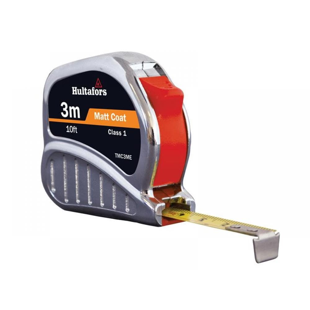 Hultafors 368013 Tm3Me Chrome Tri-Matic Pocket Tape 3M/10Ft (Width 13Mm)