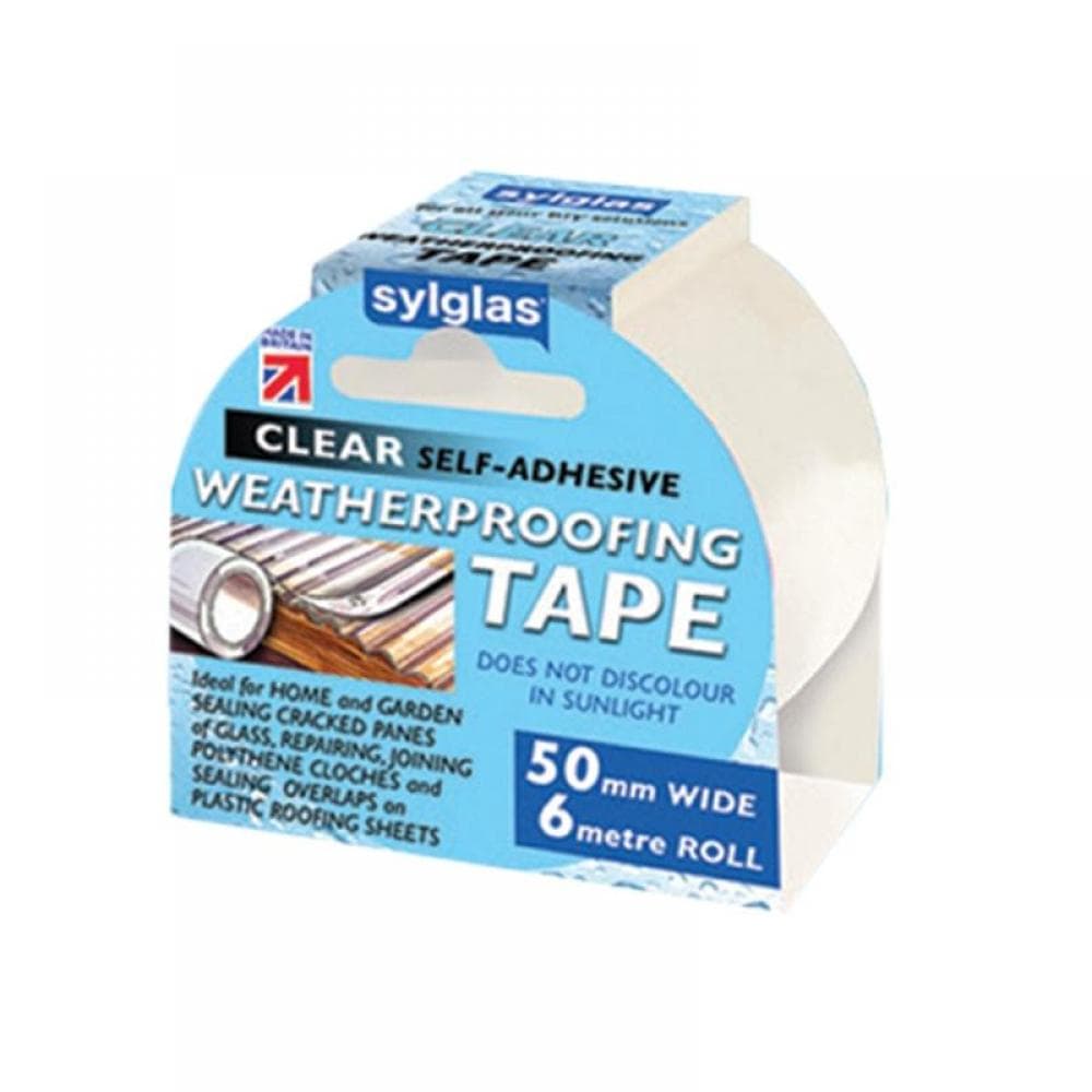 Sylglas 8620004 Weatherproofing Tape 50Mm X 6M Clear