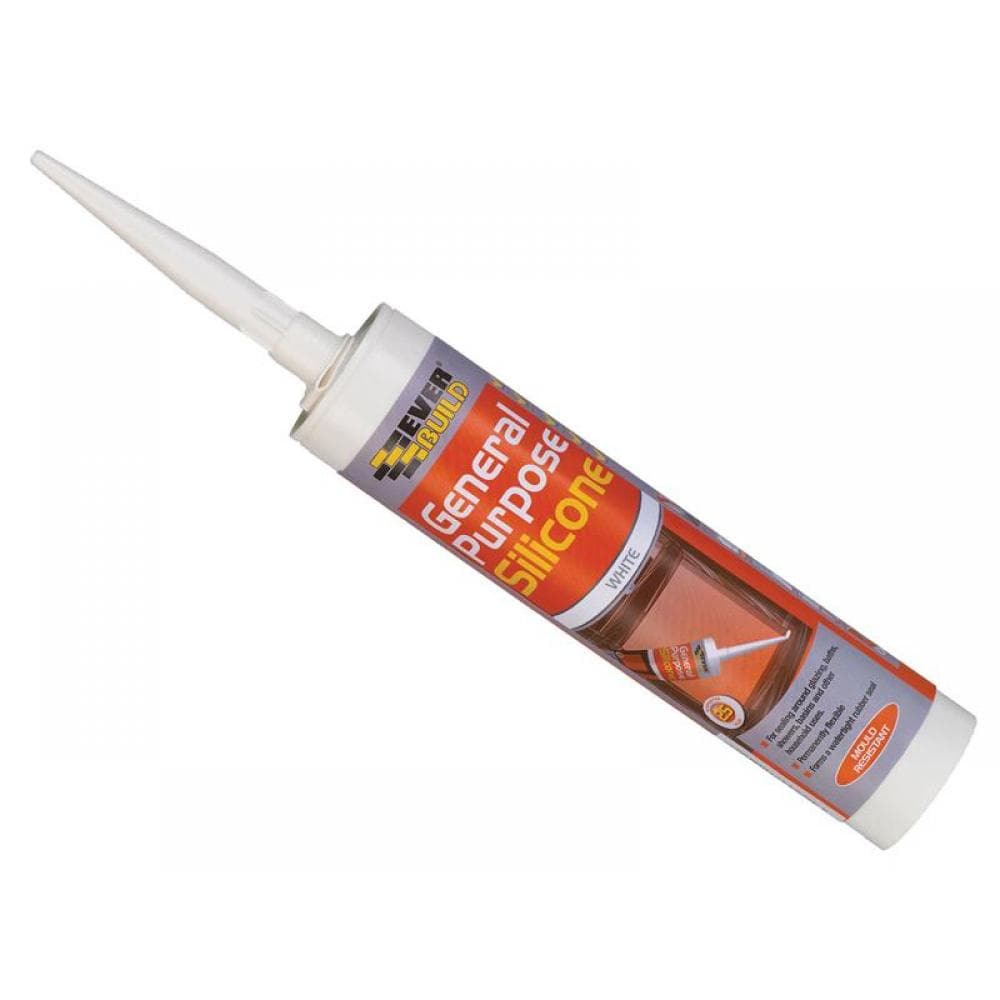 Everbuild Sika 487789 General Purpose Silicone Grey 280Ml