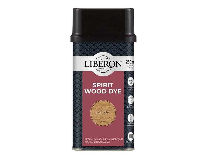 Liberon 014425 Spirit Wood Dye Light Oak 250Ml