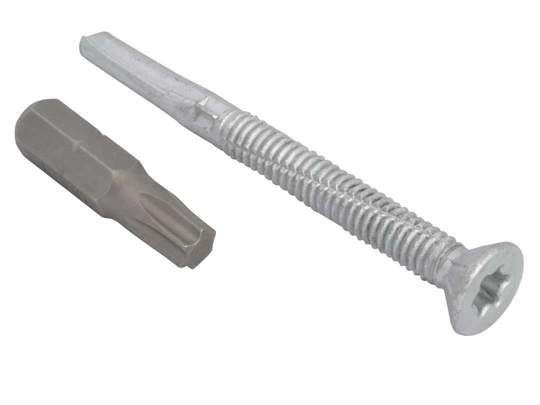 Techfast TFCH5560 Roofing Screw - Timber To Steel - Heavy Section 5.5 X 60Mm (Bag Of 100)