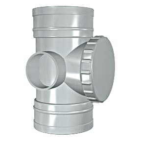 Davant 110Mm Solvent Soil D/S Access Pipe Olive Grey SG32