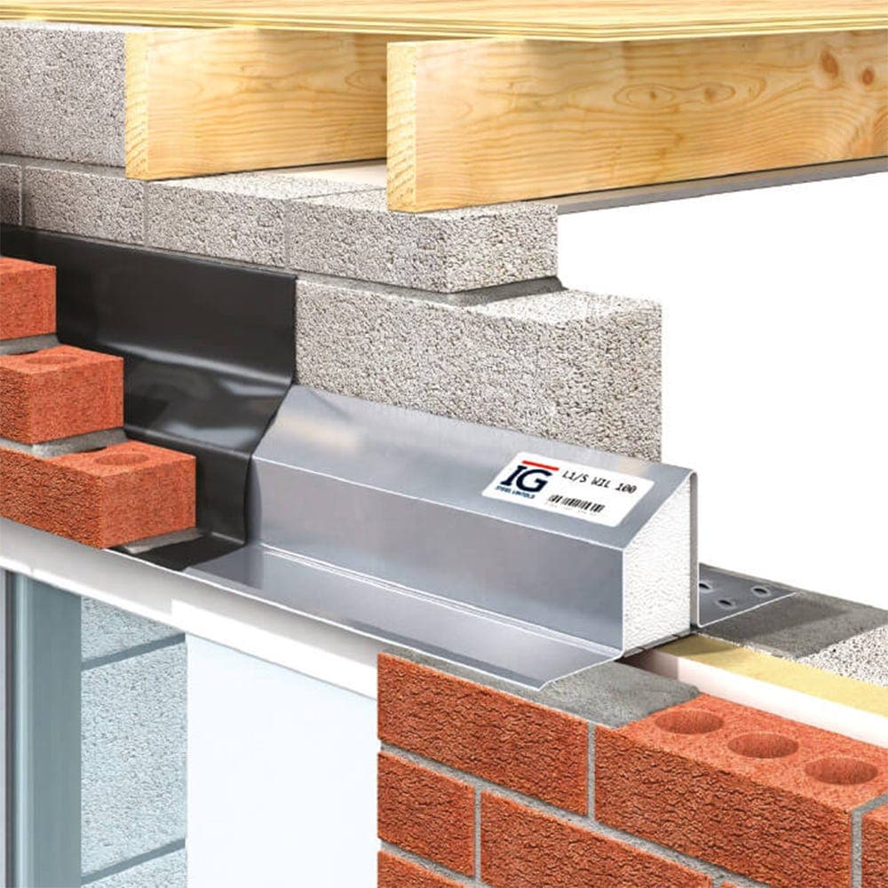 IG Standard Duty Steel Cavity Wall Lintel 1950mm x 134mm - L1/S50 WIL