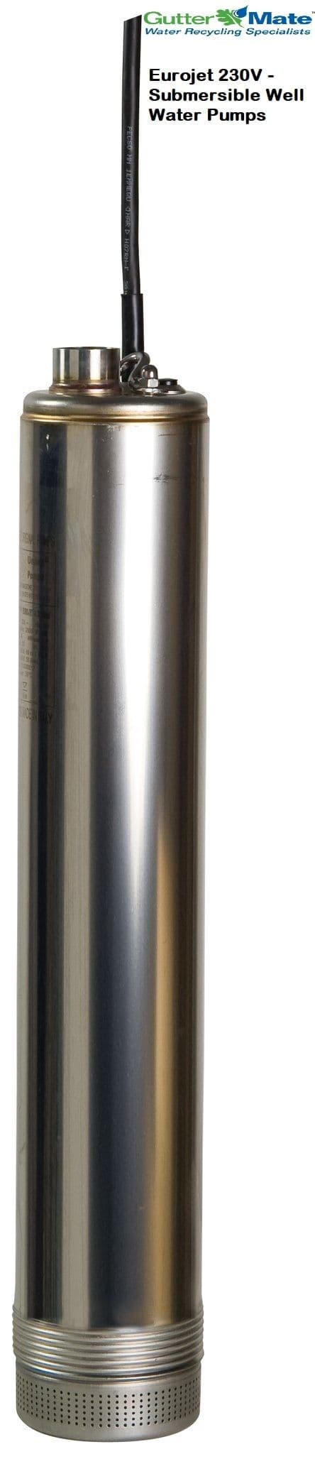 Eurojet Submersible Well Water Pumps Silver Original Organics