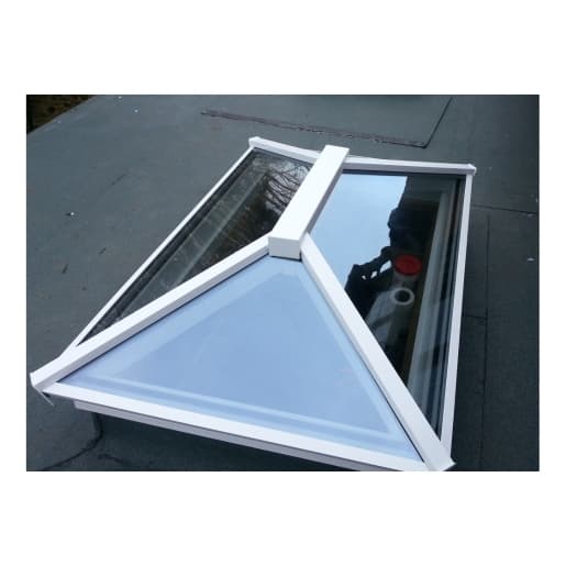 Vista Aluminium Contemporary Lantern Rooflight 1500 x 2500mm Grey INTERNAL/EXTERNAL