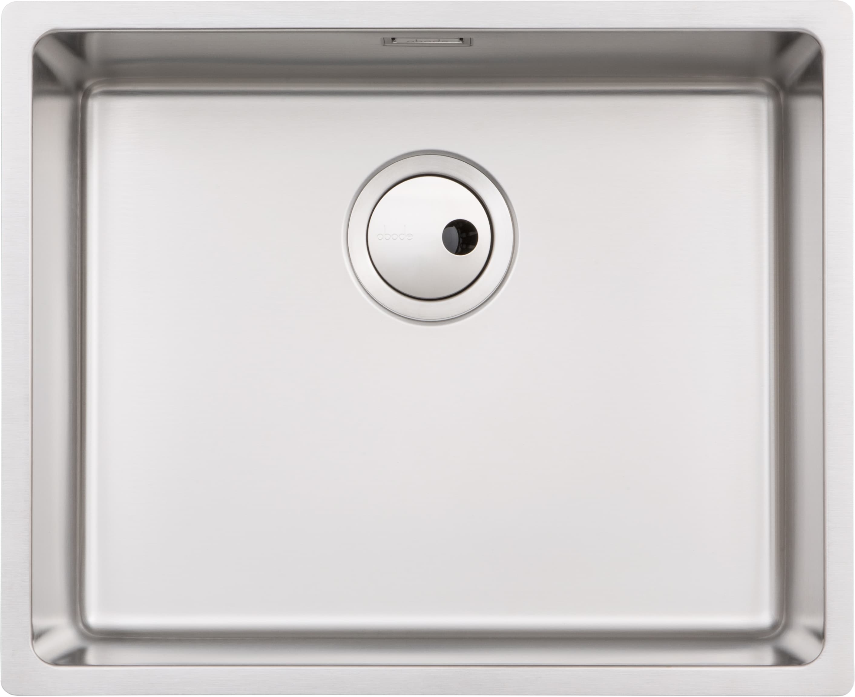 Abode Stainless Steel Matrix R15 1 Bowl Large Undermount Versatile Kitchen Sink, 540x440x205mm