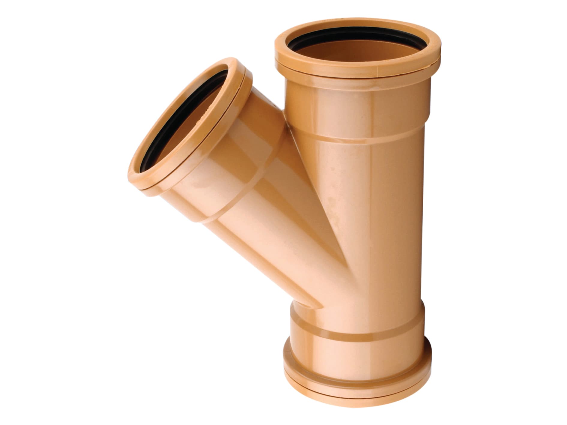 Osmadrain Drainage Equal Junction 45 Degree Double Socket 110mm
