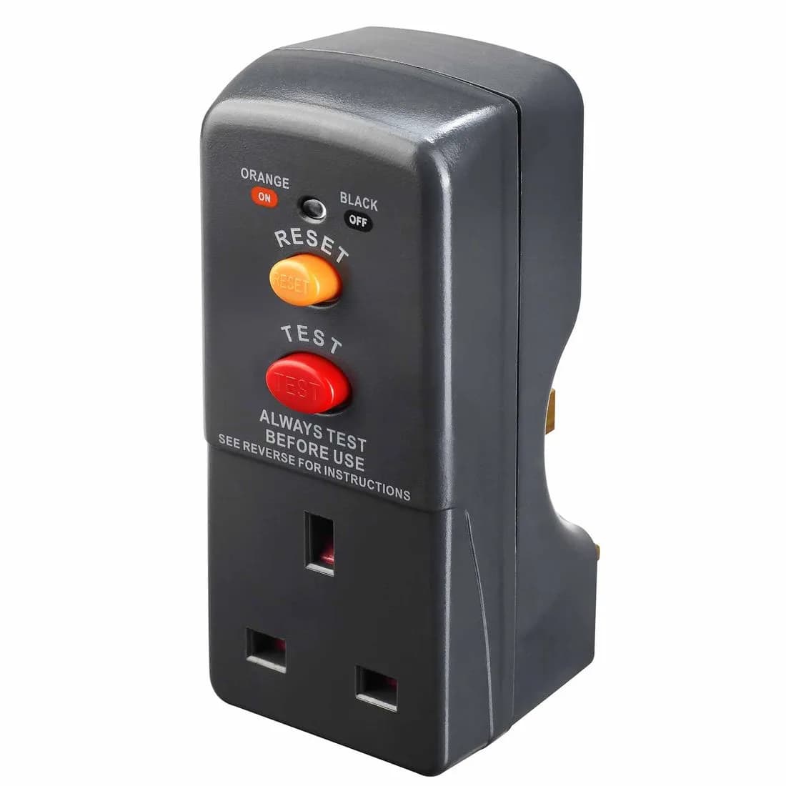 Masterplug Plug In Rcd Adaptor Non Latching