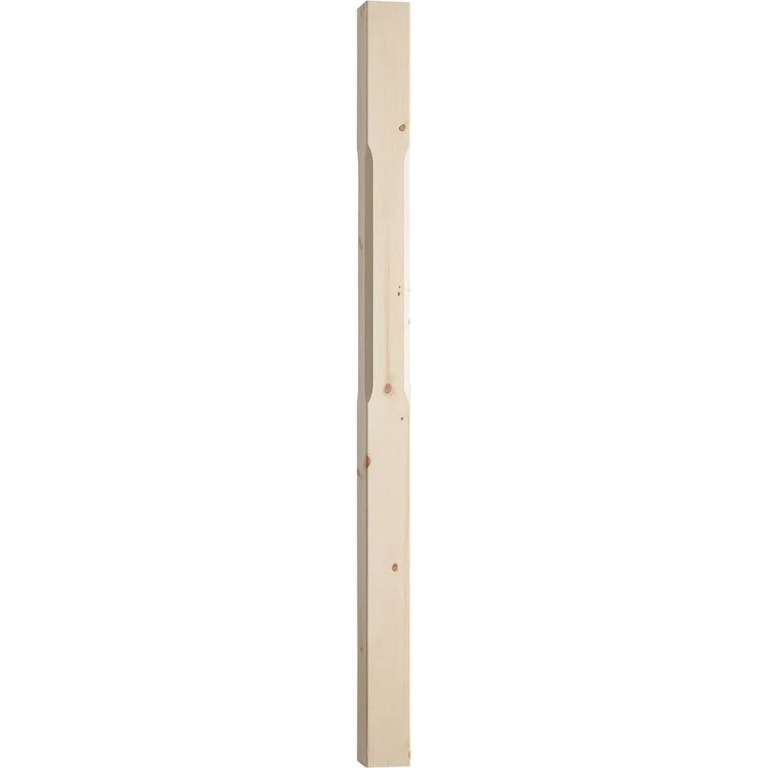 Stair Stop Chamfered Newel 91 X 1500Mm Pine Pefc