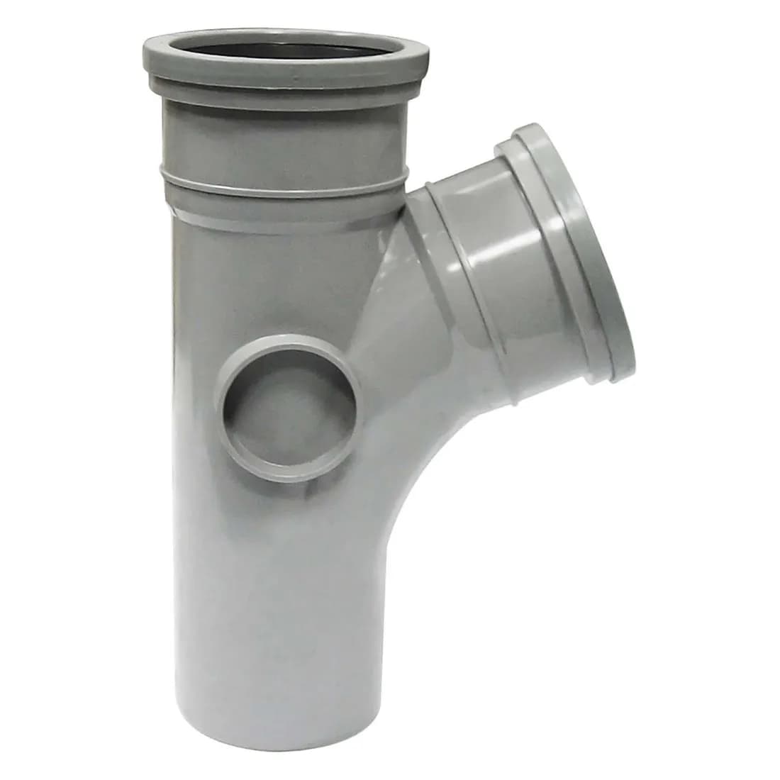 Double Socket 112.5 Deg Branch 110Mm Grey Soil Sp200G