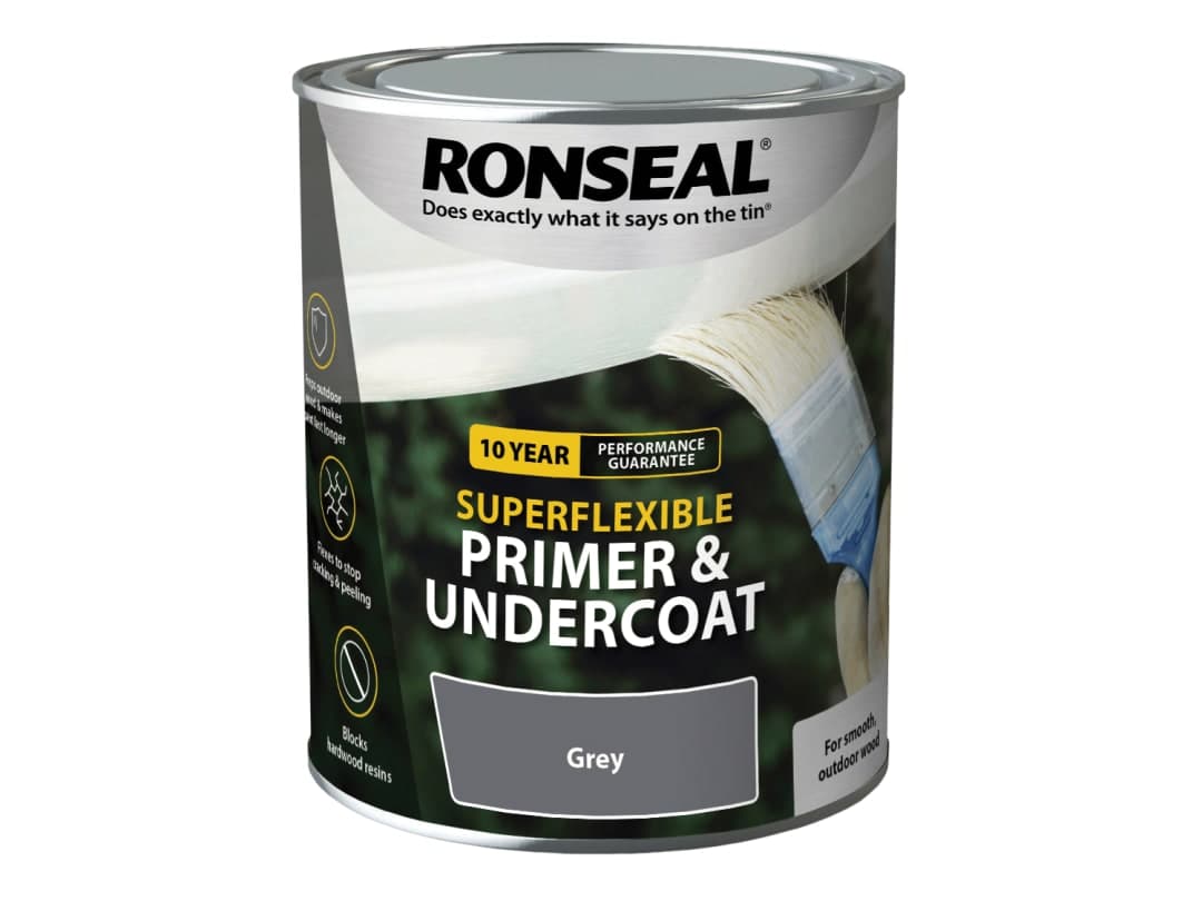 Ronseal Super Flex Primer + Undercoat Grey 750ml 36467