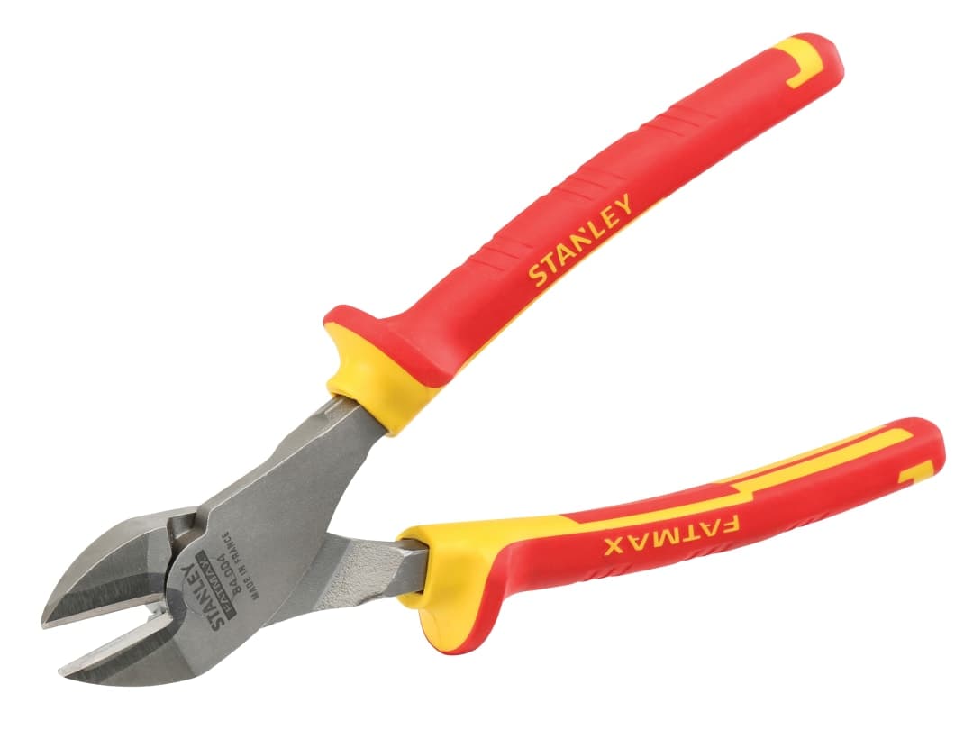STANLEY® Hand Tools FatMax® Heavy-Duty Diagonal Cutting Pliers VDE 200mm 0-84-004