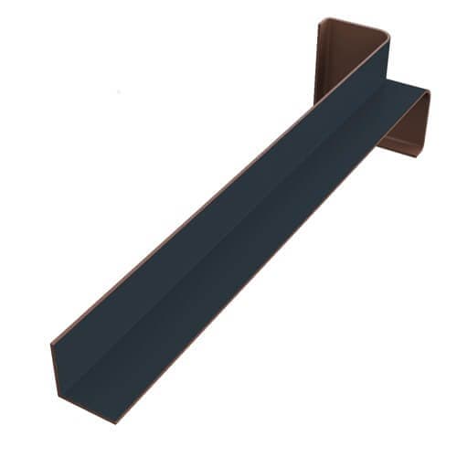 Anthracite Grey Fascia Board Internal Corner - 300mm