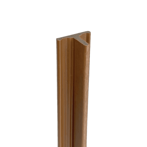 Composite Slatted Cladding Joint Trim - 3.6mtr Spiced Oak