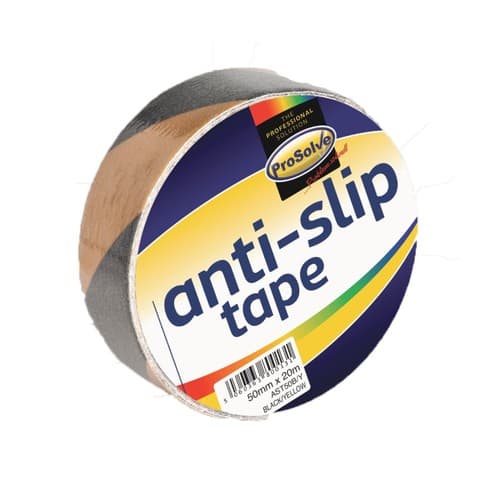ProSolve Anti Slip Adhesive Tape - 50mm x 20mtr Black & Yellow