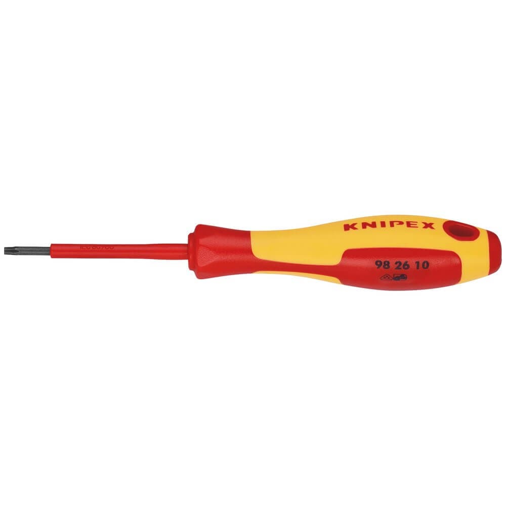 Knipex 98 26 10 Vde Insulated Torx® Screwdriver Tx10 X 60Mm each 1 34658