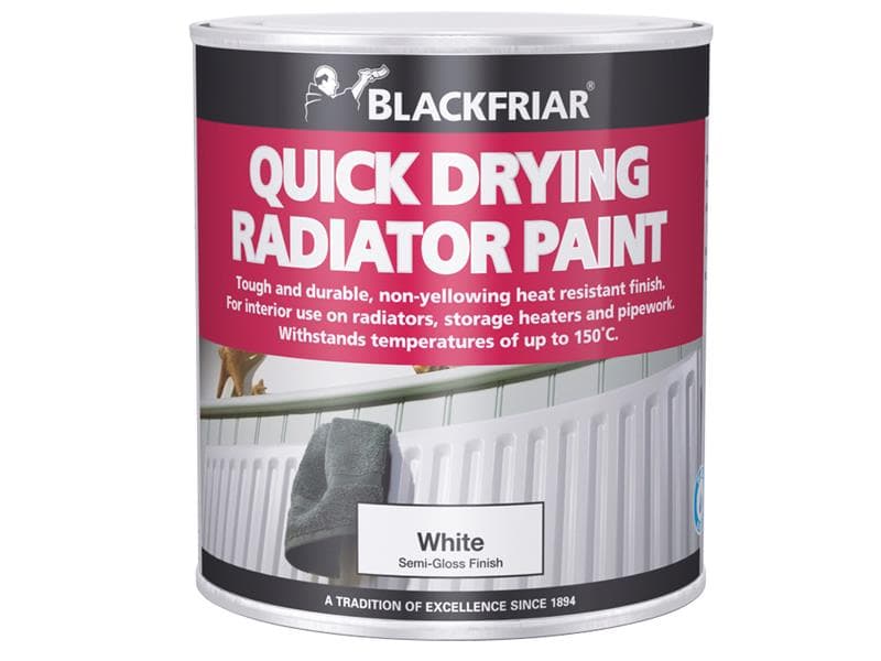 Blackfriar BF0620001F1 Quick Dry Radiator Paint White 250Ml