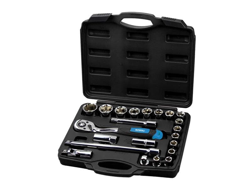 Faithfull FAISOC1222MQ 1/2In Socket Set 22 Piece